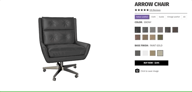 Product configurator for furniture