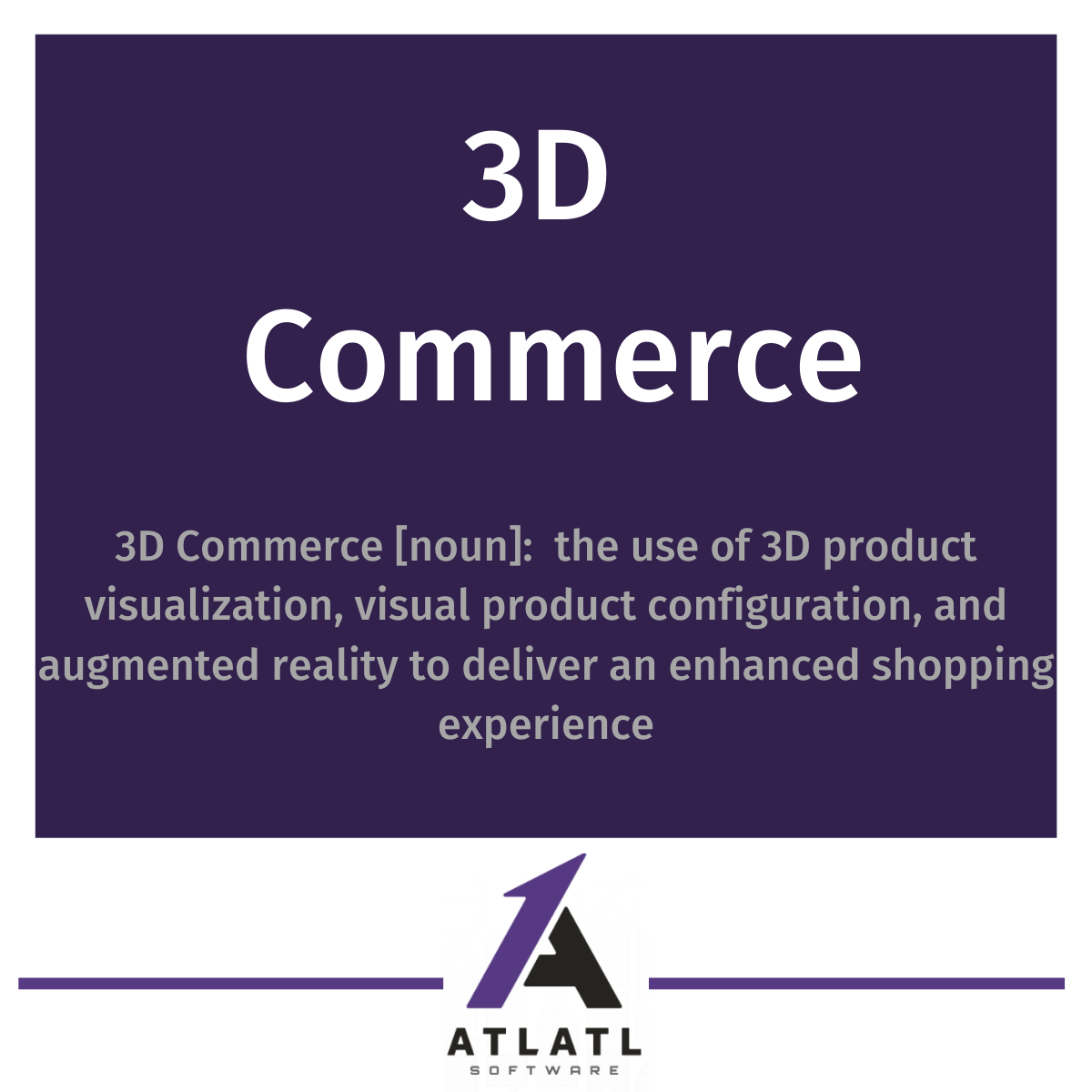 What is 3D commerce?